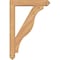 Ekena Millwork Funston Arts and Crafts Smooth Bracket w/ Offset Brace, Western Red Cedar, 5 1/2"W x 26"D x 38"H BKT0604X26X38FST03SWR - alternate 3